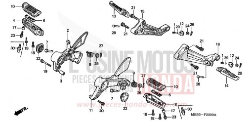 MARCHE VTR1000FY de 2000